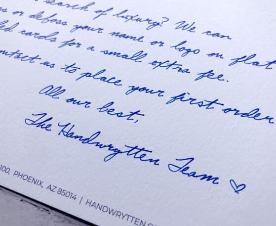 Personalized Handwritten Letters: